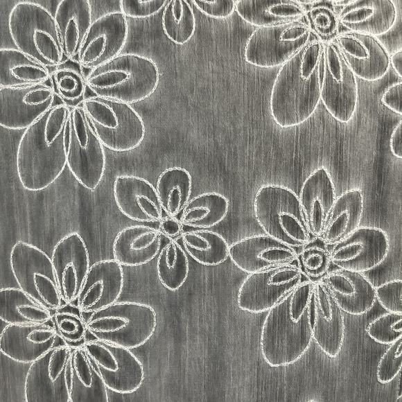 CalStyle Embroidered Peasant Top Mini Dress Tunic Top 3/4 Bell Sleeves Size L - Picture 7 of 16